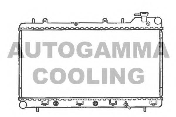 AUTOGAMMA 102309 Радіатор, охолодження двигуна