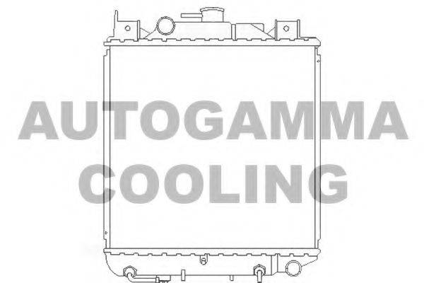 AUTOGAMMA 102340 Радіатор, охолодження двигуна