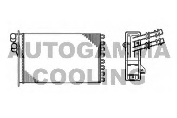 AUTOGAMMA 102422 Теплообмінник, опалення салону