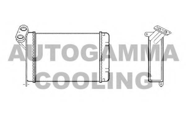 AUTOGAMMA 102537 Теплообмінник, опалення салону