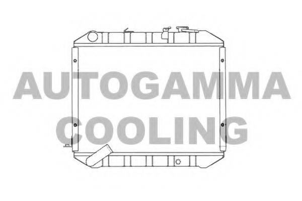 AUTOGAMMA 102575 Радіатор, охолодження двигуна