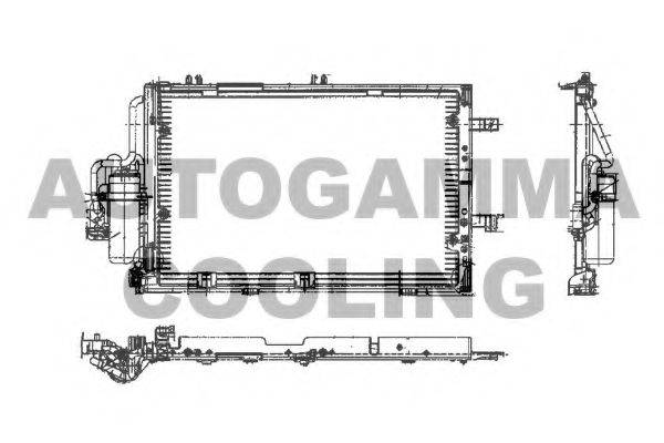 AUTOGAMMA 102737 Конденсатор, кондиціонер