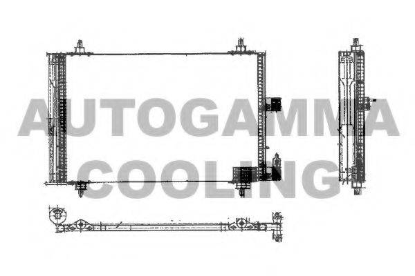 AUTOGAMMA 102748 Конденсатор, кондиціонер