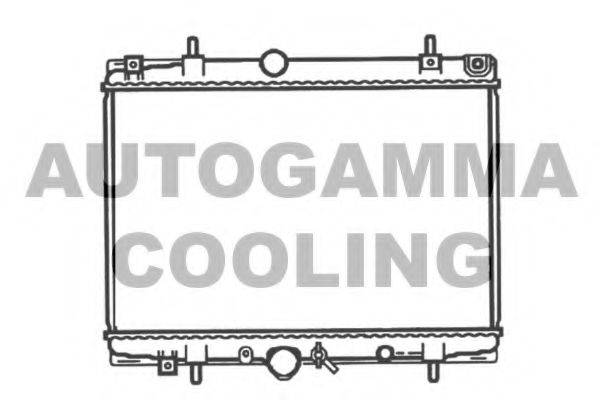 AUTOGAMMA 102995 Радіатор, охолодження двигуна