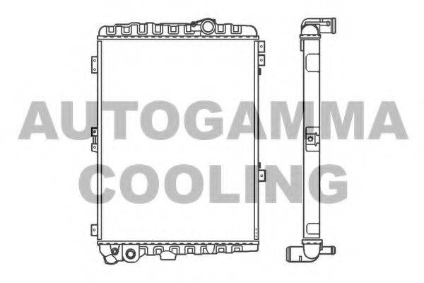 AUTOGAMMA 103036 Радіатор, охолодження двигуна