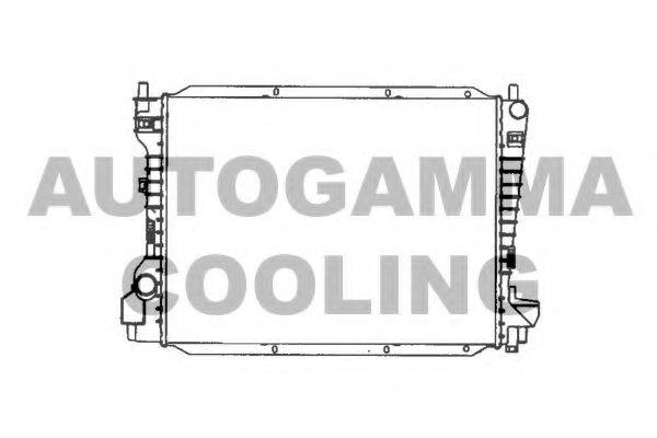 AUTOGAMMA 103077 Радіатор, охолодження двигуна