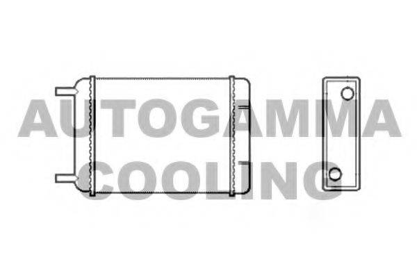 AUTOGAMMA 103128 Теплообмінник, опалення салону