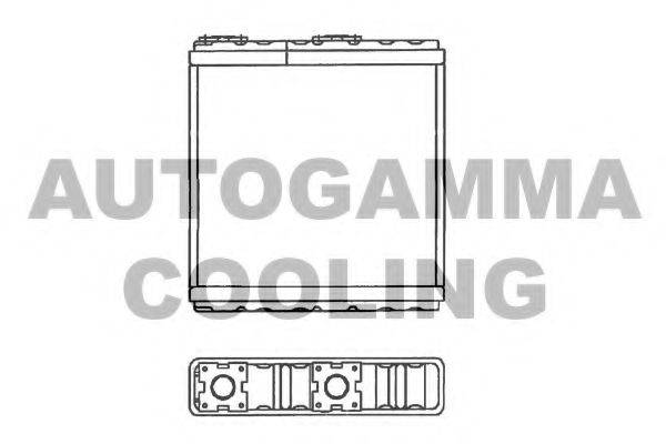 AUTOGAMMA 103143 Теплообмінник, опалення салону