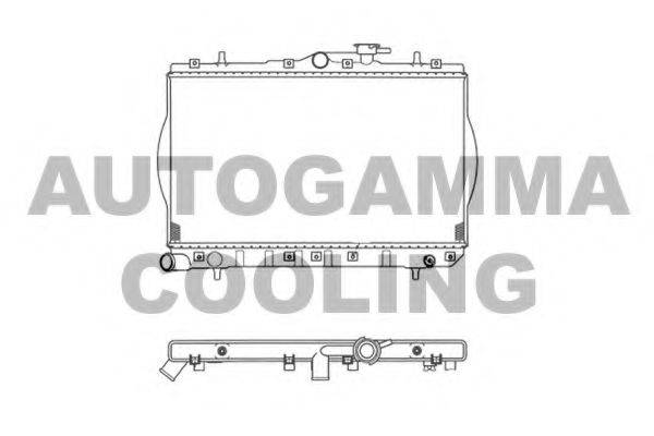 AUTOGAMMA 103212 Радіатор, охолодження двигуна