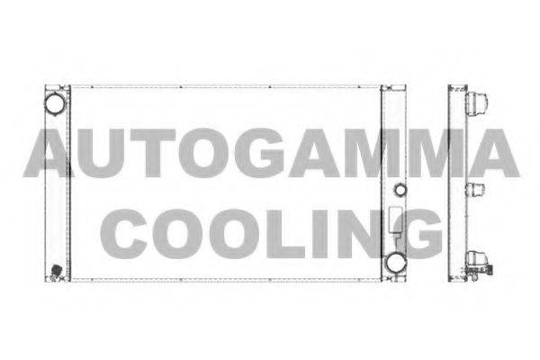 AUTOGAMMA 103390 Радіатор, охолодження двигуна