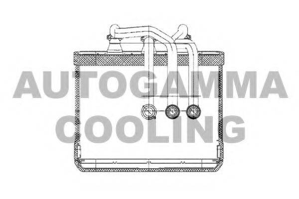 AUTOGAMMA 103396 Теплообмінник, опалення салону