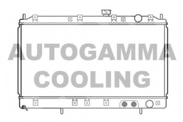 AUTOGAMMA 103479 Радіатор, охолодження двигуна