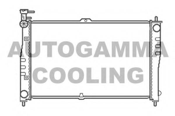 AUTOGAMMA 103609 Радіатор, охолодження двигуна
