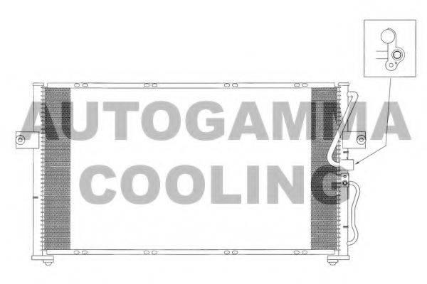 AUTOGAMMA 103611 Конденсатор, кондиціонер