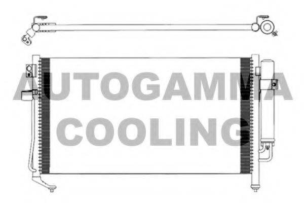 AUTOGAMMA 103837 Конденсатор, кондиціонер