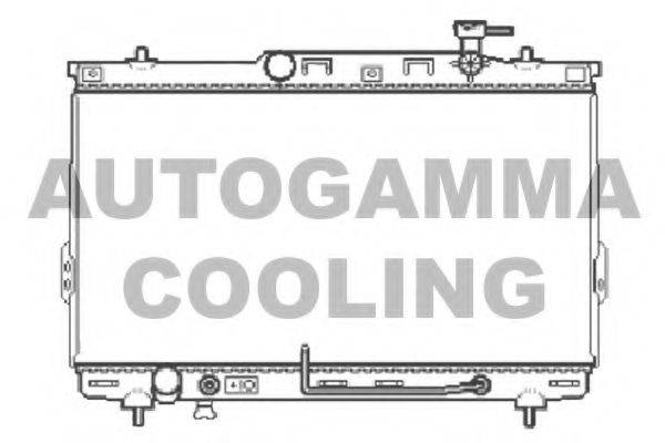 AUTOGAMMA 104070 Радіатор, охолодження двигуна