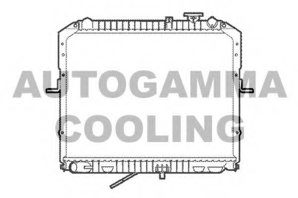 AUTOGAMMA 104120 Радіатор, охолодження двигуна