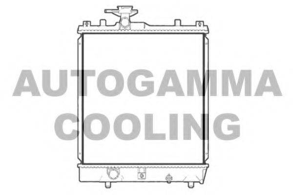 AUTOGAMMA 104148 Радіатор, охолодження двигуна