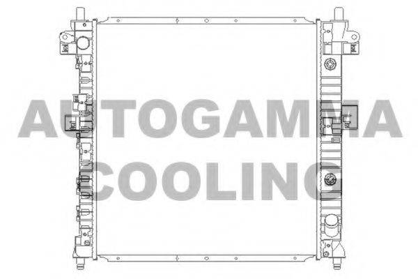 AUTOGAMMA 104424 Радіатор, охолодження двигуна