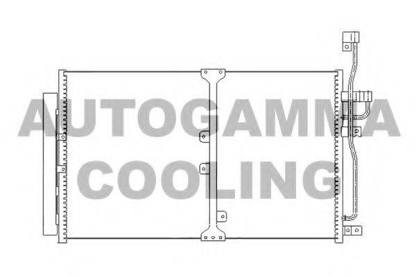 AUTOGAMMA 104450 Конденсатор, кондиціонер