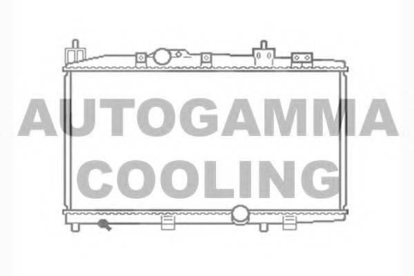 AUTOGAMMA 104566 Радіатор, охолодження двигуна
