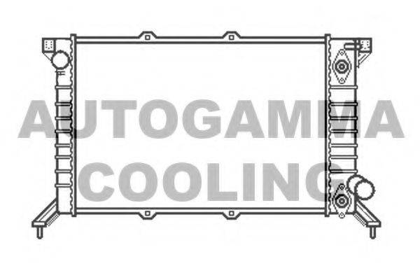 AUTOGAMMA 104702 Радіатор, охолодження двигуна