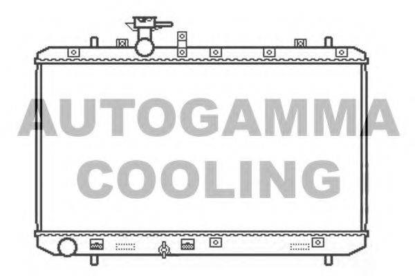 AUTOGAMMA 104824 Радіатор, охолодження двигуна