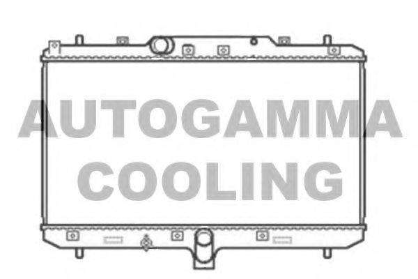 AUTOGAMMA 104825 Радіатор, охолодження двигуна