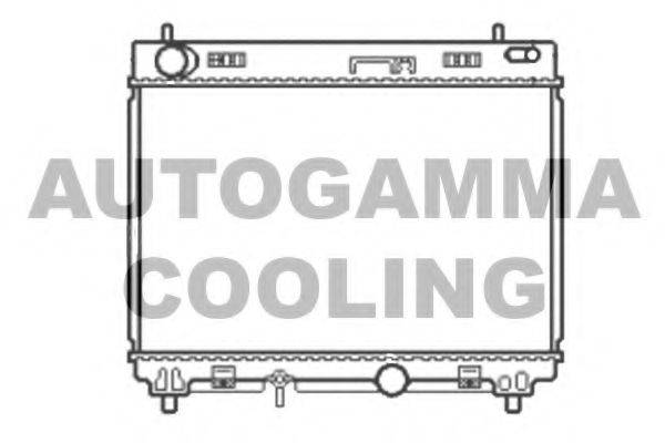 AUTOGAMMA 105061 Радіатор, охолодження двигуна