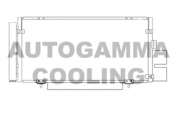 AUTOGAMMA 105086 Конденсатор, кондиціонер