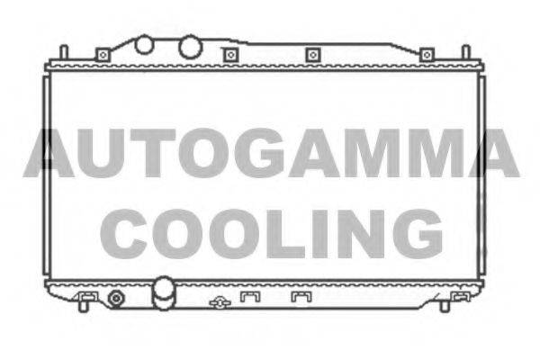 AUTOGAMMA 105107 Радіатор, охолодження двигуна