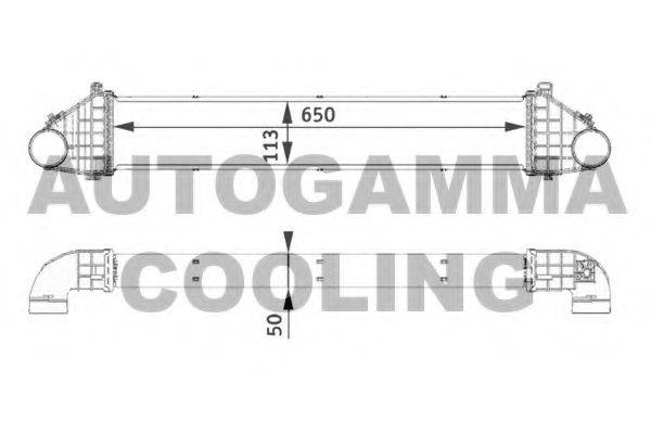 AUTOGAMMA 105115 Інтеркулер