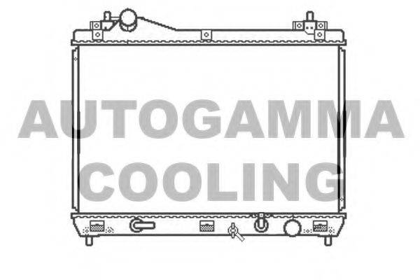 AUTOGAMMA 105136 Радіатор, охолодження двигуна