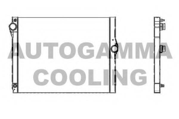 AUTOGAMMA 105312 Радіатор, охолодження двигуна