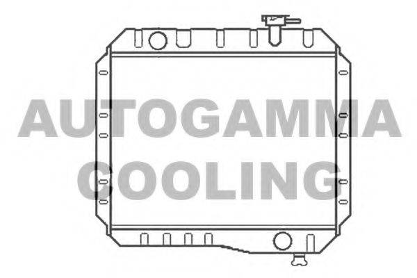 AUTOGAMMA 105362 Радіатор, охолодження двигуна