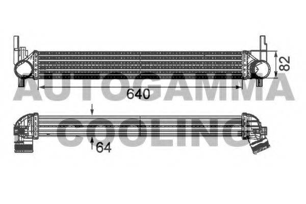 AUTOGAMMA 105364 Інтеркулер