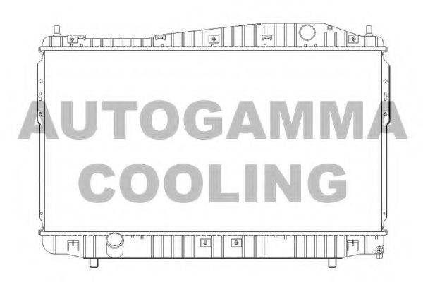 AUTOGAMMA 105391 Радіатор, охолодження двигуна