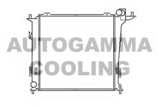 AUTOGAMMA 105408 Радіатор, охолодження двигуна