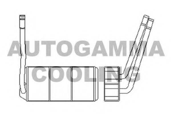 AUTOGAMMA 105419 Теплообмінник, опалення салону