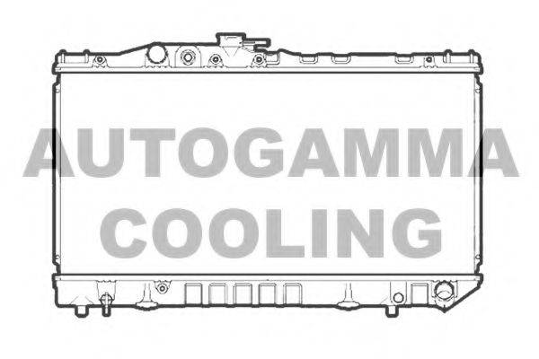 AUTOGAMMA 105574 Радіатор, охолодження двигуна