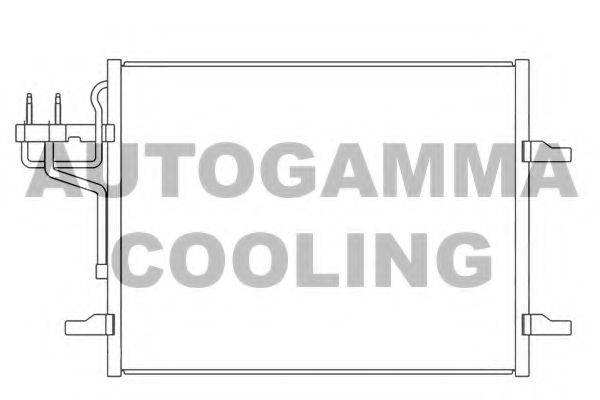 AUTOGAMMA 105617 Конденсатор, кондиціонер
