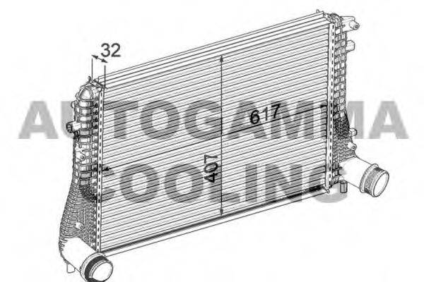 AUTOGAMMA 105637 Інтеркулер