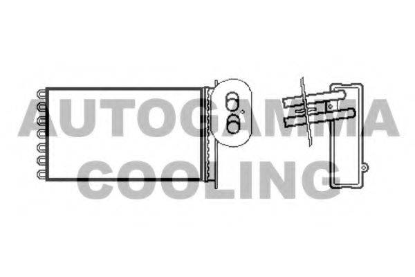 AUTOGAMMA 105655 Теплообмінник, опалення салону