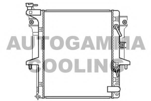 AUTOGAMMA 105662 Радіатор, охолодження двигуна