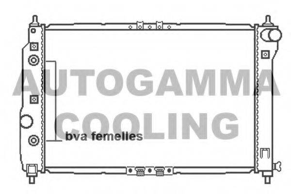 AUTOGAMMA 105778 Радіатор, охолодження двигуна