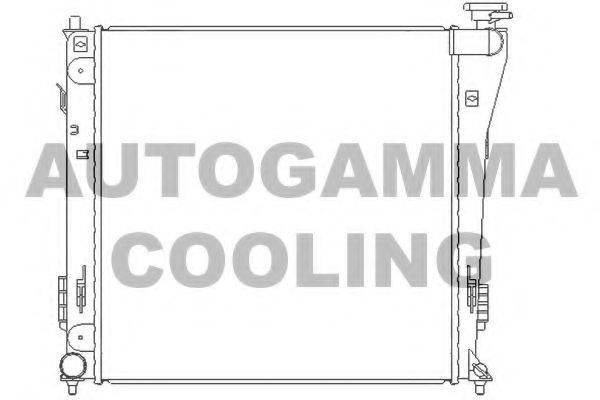 AUTOGAMMA 105837 Радіатор, охолодження двигуна