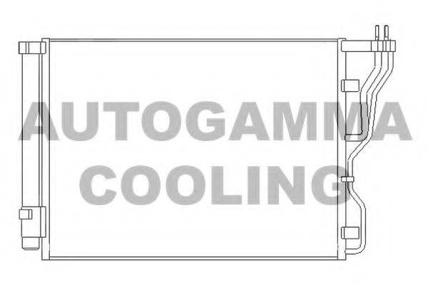 AUTOGAMMA 105855 Конденсатор, кондиціонер