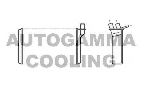 AUTOGAMMA 107037 Теплообмінник, опалення салону