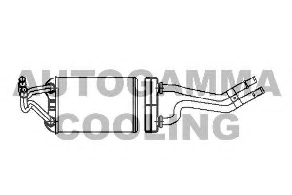 AUTOGAMMA 107259 Теплообмінник, опалення салону