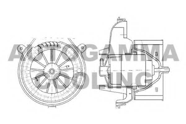 AUTOGAMMA GA32014 Вентилятор салону